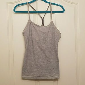 Gray Lululemon Power Y Tank